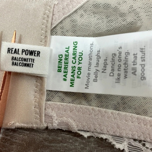 NWOT Aerie Real Power Balconette Paisley Lace Bra 34C - Picture 13 of 15